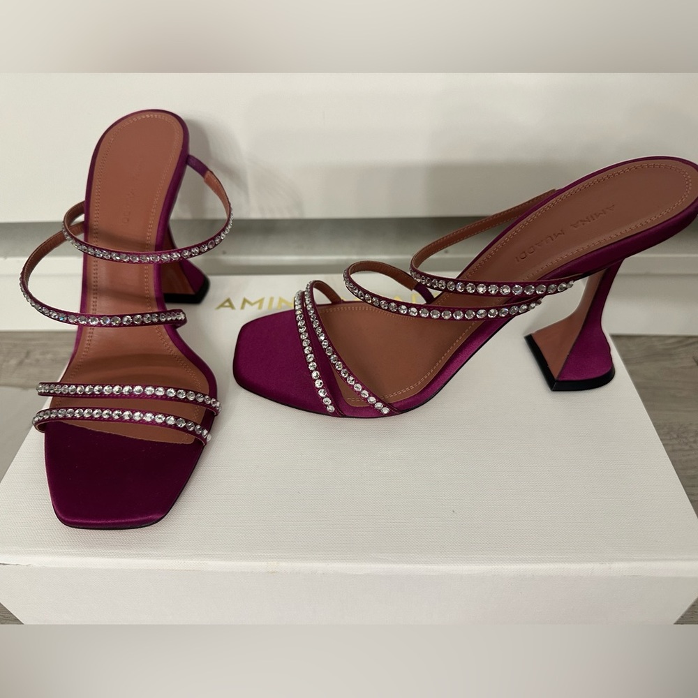 Amina Muaddi - crystal embellished - 38